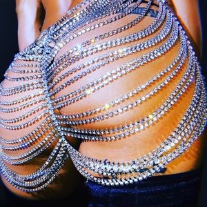 Diamond waist beads